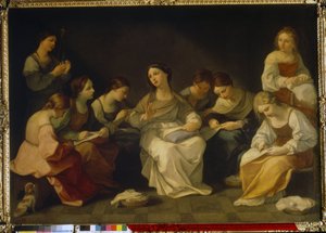 The Education of The Virgin by Guido Reni