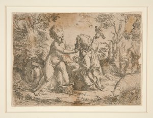The Infant Jesus and Saint John the Baptist by Guido Reni
