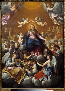 The coronation of the Virgin by Guido Reni