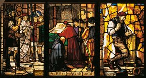 Series of Stained Glass Window Panels, Guido Zuccaro (1877-1946)