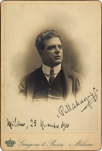 Portrait of the Composer Pietro Mascagni
