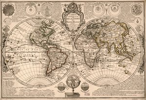 General Map of the Earth by Guillaume Danet