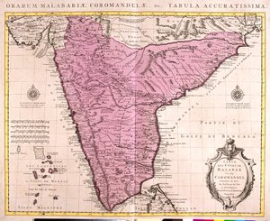 India (Except North) by Guillaume Delisle