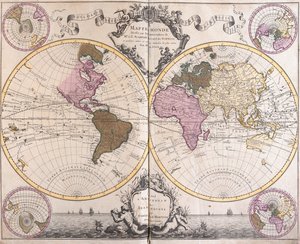 Map of the Two Hemispheres