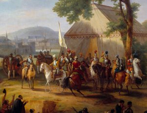 King Henry IV Leaving His Tent (detail)