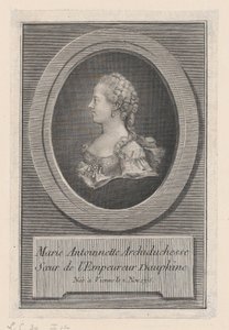 Marie Antoinette, Princess, 1770 by Guillaume Phillipe Benoist