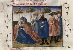 A Gallant Scene of Courtiers