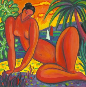 Tahitian Nude by Guillermo Martí Ceballos