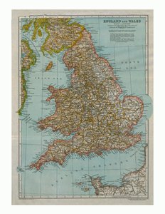Map of England and Wales