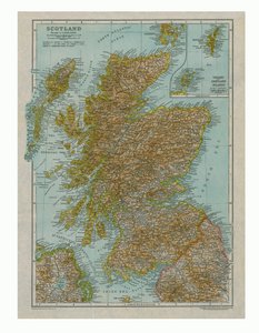 Map of Scotland