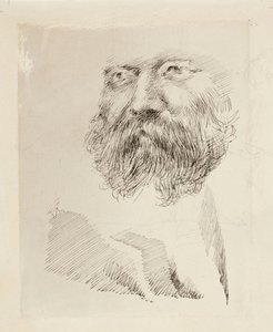 Director C.A. Zitting, Portrait Study, Face by Gunnar Berndtson