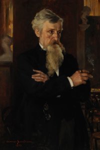 Portrait of August Schauman, Journalist