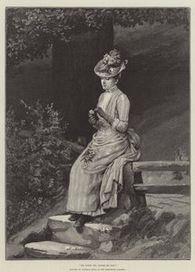 He Loves Me, Loves Me Not, in the Grosvenor Gallery by Gunning King