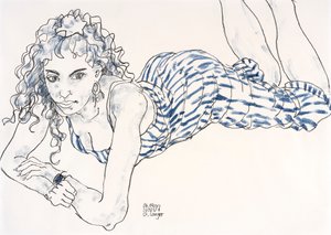 Reclining Woman, Girl