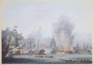The Battle of Copenhagen by Gustaf Boberg