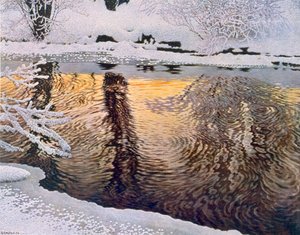 Frost by Gustaf Edolf Fjaestad