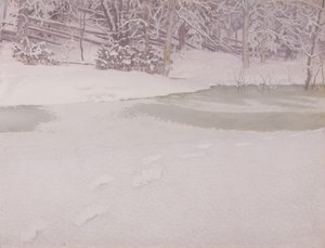 Newly Fallen Snow by Gustaf Fjæstad