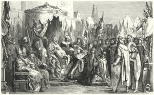 Investiture of Frederick I as Margrave of Brandenburg by Gustav Bartsch