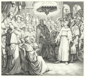 Martin Luther appears before Emperor Charles V at the Diet of Worms by Gustav Ferdinand Leopold Konig