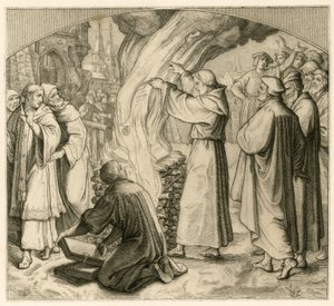Martin Luther is Burning the Bull of Excommunication