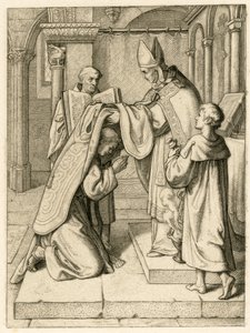 Martin Luther is Ordained as a Priest by Gustav Ferdinand Leopold Konig