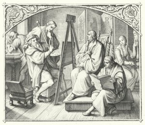 Martin Luther (engraving) by Gustav Ferdinand Leopold Konig
