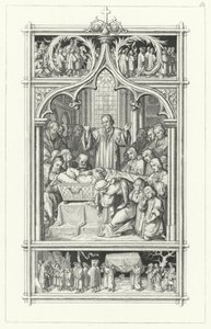 The funeral of Martin Luther by Gustav Ferdinand Leopold Konig