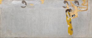 Beethoven Frieze: The Longing for Happiness Finds Peace in Poetry - Panel 7, Right Long Wall