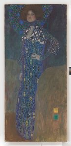Portrait of Emilie Flöge by Gustav Klimt