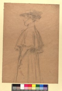 Lady with Hat and Coat