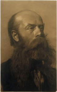 Head of a Bearded Man in Three-Quarter Profile to the Right