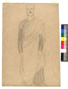 Man in Draped Costume