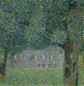 Upper Austrian Farmhouse by Gustav Klimt