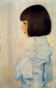 Portrait of Helene Klimt by Gustav Klimt