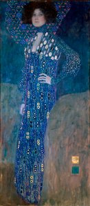 Portrait of Madame Floge by Gustav Klimt