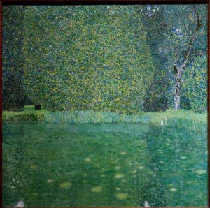 Castle Pond in Kammer on the Attersee