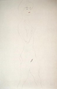 Standing Nude by Gustav Klimt