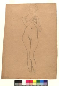 Standing Female Nude by Gustav Klimt