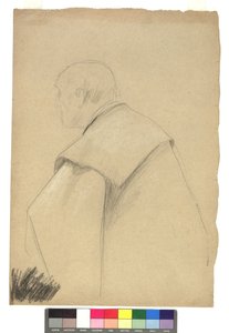 Study of an Old Man in a Robe by Gustav Klimt