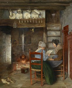 Interior Scene by Gustav Köhler