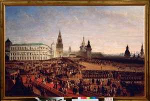 Military Parade During the Coronation of Emperor Alexander II in the Kremlin of Moscow, 18 February 1855
