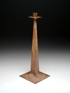 Candlestick by Gustav Stickley