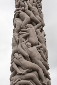 People Monolith, sculpture in Frogner Park, Oslo, Norway