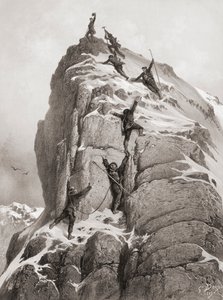 First Ascent of the Matterhorn by Gustave (after) Dore