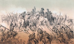 The Battle of Palestro by Gustave (after) Dore