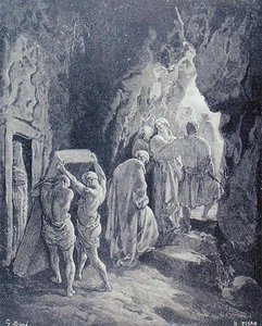 The Burial of Sarah, Engraved by Heliodore Joseph Pisan