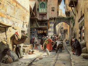 A Street Scene, Damascus