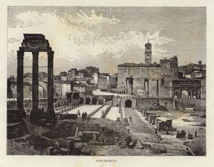 The Roman Forum by Gustave Bauernfeind