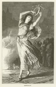 Esmeralda by Gustave Brion