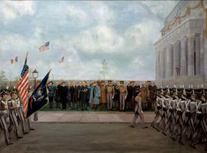 Marshal Joffre on Mission in Washington by Gustave Brock